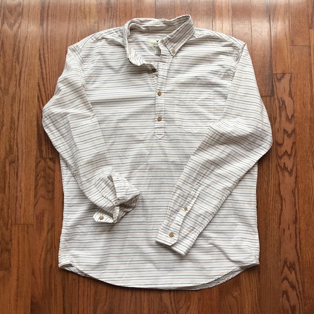 Men’s Striped Button Down